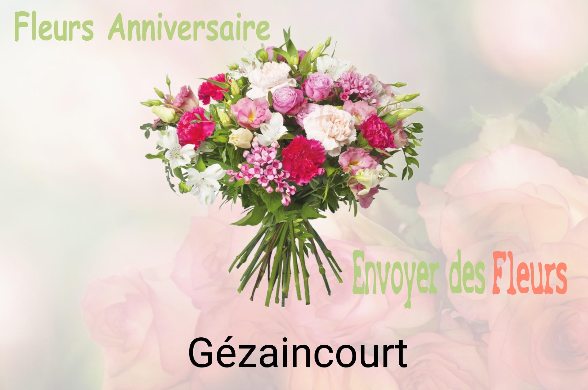 Bouquet de fleurs d’anniversaire livré à Gézaincourt