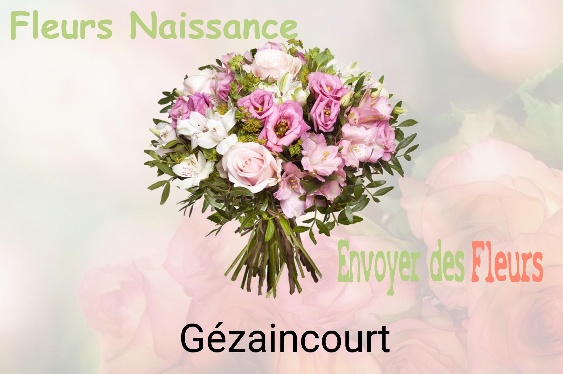 Bouquet de fleurs de naissance livré à Gézaincourt